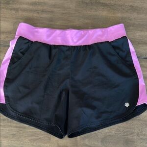 Black and Pink Women's Shorts